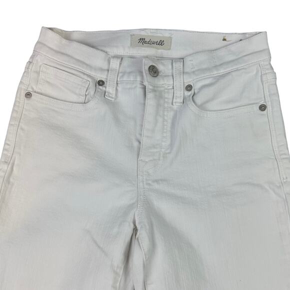 Madewell High Riser Skinny Skinny White Jeans Size 25 - Picture 3 of 7